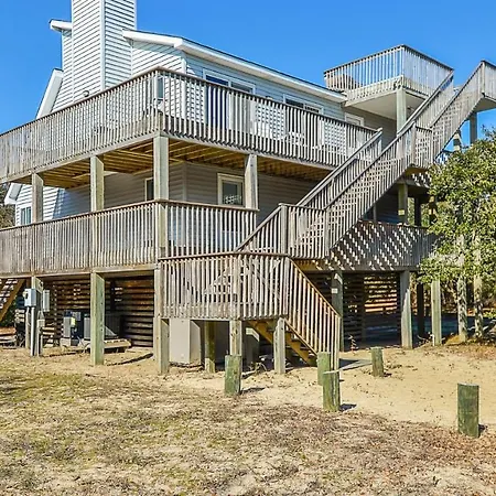 4X2398, The T House- Oceanside, 5 Brs, Wild Horses, 600 Ft To Beach Access, 4Wheel Drive Area